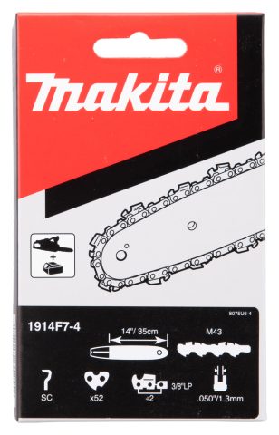 Zāģa ķēde 1914F7-4 SC M43 35cm/14″, 3/8″, 1,3mm, 52H Makita