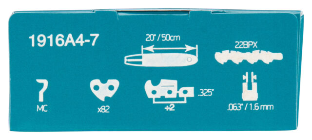 Zāģa ķēde MC 22BPX  50cm/20″ ,0,325″, 1,6mm,  82H     1916A4-7