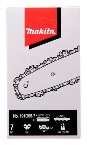 Zāģa ķēde MC 25AP 16cm/6-1/4″, 1/4″ ,1.3mm, 42H  191G95-7