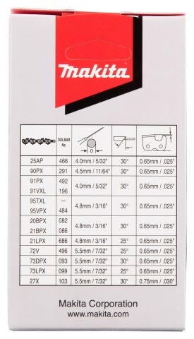 Zāģa ķēde CC 91PX 25cm/10″, 3/8″, 1,3mm,  40H  191H08-4