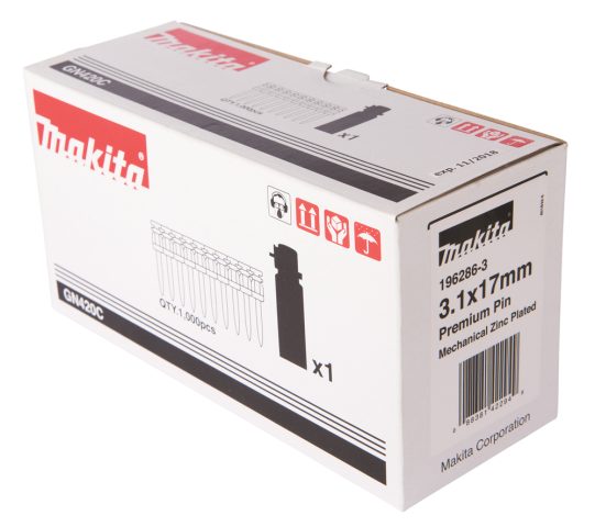 Naglas betonam PREMIUM 3,1X17 1000 gab + gāze 196286-3