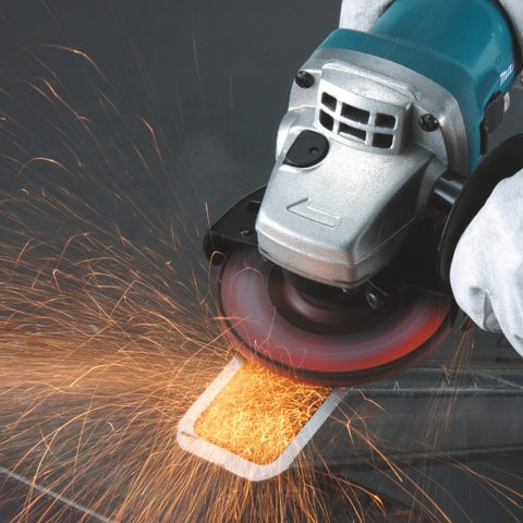Leņķa slīpmašīna 9558HNR 840W elektriskā MAKITA 220V