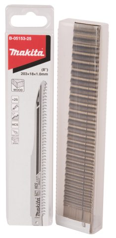 SUPER EXPRESS Zobenzāģa asmeņi HCS 203×1,0mm 6-10Tpi, 25gab., Koks, Ātrs B-05153-25