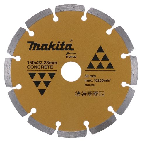 Dimanta griezripa ar segmentiem 150mm Betonam/Akmenim B-06432