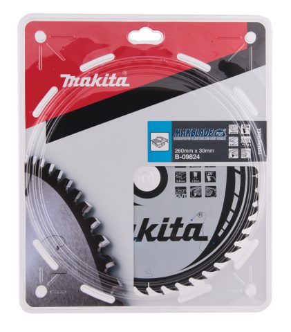 T.C.T. Zāģripa MAKBLADE PLUS 260X2.8X30mm 20° T48 B-09824 Makita