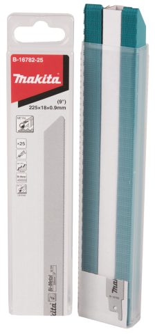 Zobenzāģa asmeņi BIM 225×0,9mm (18tpi), 25gab., Metāl B-16782-25 Makita