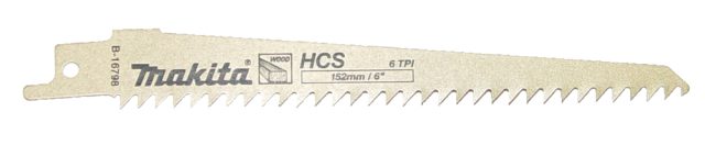 Zobenzāģa asmeņi HCS 152x1,25 (6tpi) 5gab. B-16798