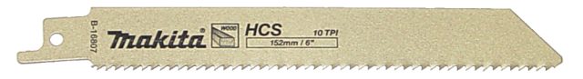 Zobenzāģa asmeņi HCS 152x0,8mm (10tpi), 5gab., Koks B-16807