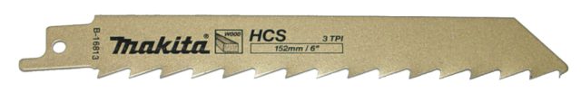Zobenzāģa asmeņi HCS152x1,25 (3tpi), 5gab., Koks B-16813