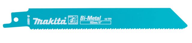 Zobenzāģa asmeņi BIM 152×0,9mm (14tpi), 5gab., Metāls B-16841
