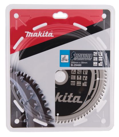 T.C.T. Zāģripa SPECIALIZED 250X2.5X30mm 5° T84 B-29480 Makita