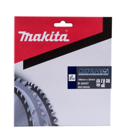 T.C.T. Zāģripa MAKBLADE PLUS 190X2.2X20mm 5° T24 B-32437