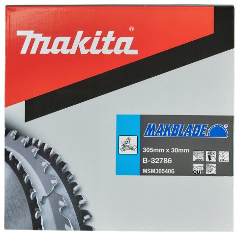 T.C.T. Zāģripa MAKBLADE 305X2.3X30mm 5° T40 B-32786