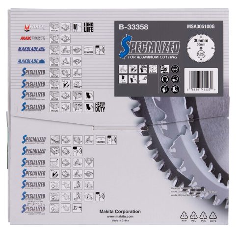 T.C.T. Zāģripa SPECIALIZED 305X2.4X30mm -5° T100 B-33358 Makita