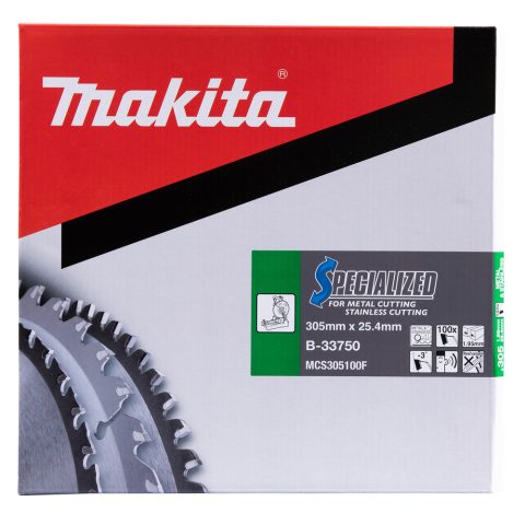 T.C.T. Zāģripa SPECIALIZED 305X1.95X25.4mm -3° T100 B-33750 Makita