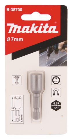 Patrona 1/4″ 7X50mm magnēts B-38700