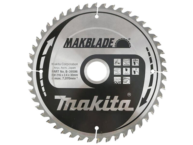 T.C.T. Zāģripa kokam 216X2.4X30mm 5° T48 MAKBLADE B-39506
