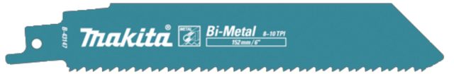 Zobenzāģa asmeņi BIM 152×1,1mm (8-10tpi) 5gab., Metāls B-43147