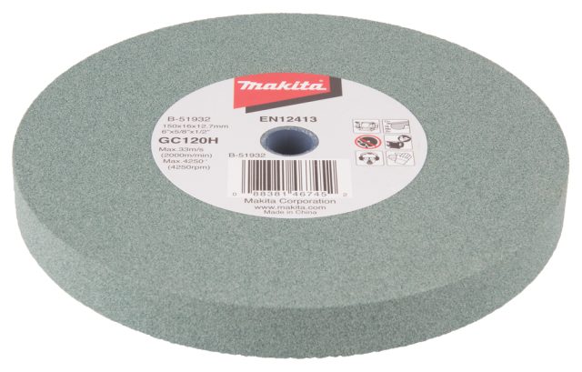 Slīpripa 150x16x12,7mm GC(silikona karbīds) K120 (Cu,Ni,Ms,Zn) B-51932