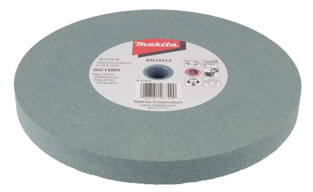 Slīpripa 205x19x15,88mm GC120  (Cu,Ni,Ms,Zn) B-51976