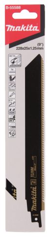 Zobenzāģa asmeņi TC/HM 228×1,25mm (8tpi) 1gab., Metāls B-55588 Makita