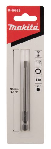 TORX uzgalis TX30x90MM 1gab B-59938