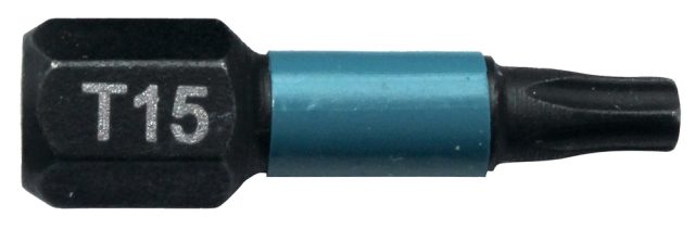 Skrūvgrieža uzgalis T15X25MM  IMPACT BLACK B-63666