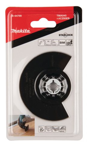 Pusapaļš MULTITOOL zāģa asmenis  85mm  B-64799 Makita
