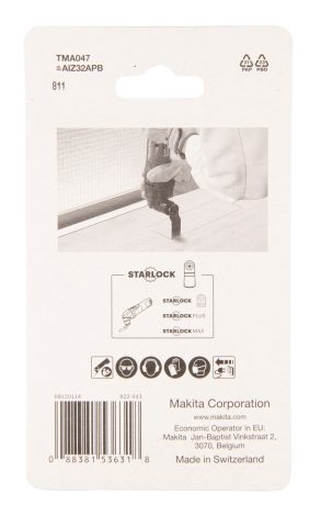 Iegremdējams MULTITOOL zāģa asmens 32mm  B-64814 Makita
