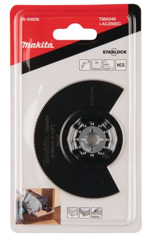 Pusapaļš MULTITOOL zāģa asmenis  85mm  B-64836 Makita