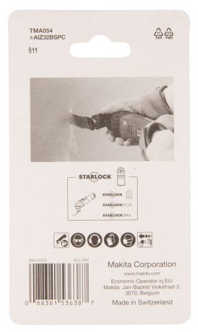 Iegremdējams MULTITOOL zāģa asmens 32mm  B-64886 Makita