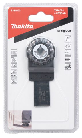 Iegremdējams MULTITOOL zāģa asmens 20mm; B-64923 Makita