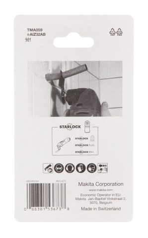 Iegremdējams MULTITOOL zāģa asmens 32mm  B-64939-5 Makita