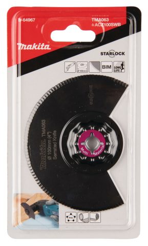 Pusapaļš MULTITOOL naža asmenis 100mm  B-64967 Makita