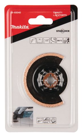 Pusapaļš MULTITOOL HM zāģa asmenis 70mm  B-65040 Makita