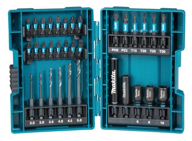 33 izmēru Uzgaļu komplekts IMPACT BLACK  B-66896