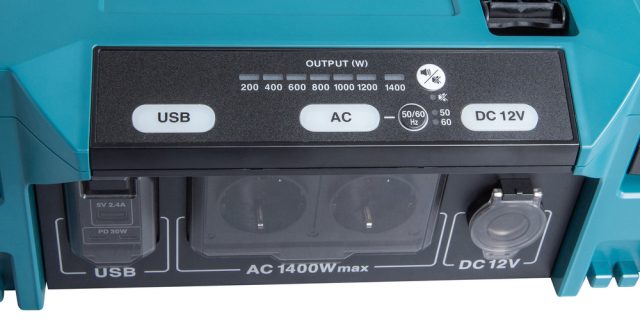 Strāvas pārveidotājs BAC01 ConnectX 220V USB 1400Wt (PDC1200 PDC01) Makita