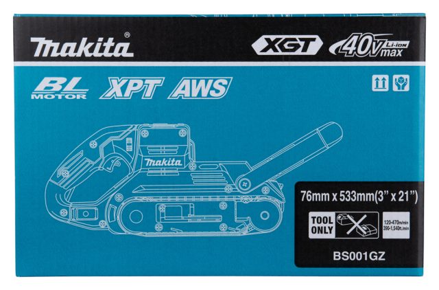 Akumulatora Lentas slīpmašīna BS001GZ XGT 40V Makita