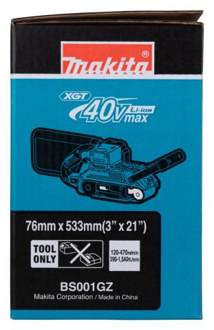 Akumulatora Lentas slīpmašīna BS001GZ XGT 40V Makita