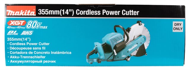 Akumulatora spēka zāģis 355mm, 2x40V, XGT, CE002GZ01 MAKITA