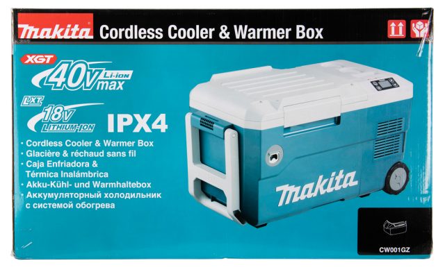 Ceļojuma akumulatora ledusskapis ar sildīšanas funkciju CW001GZ MAKITA XGT/LXT