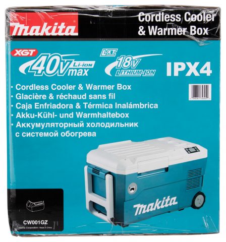 Ceļojuma akumulatora ledusskapis ar sildīšanas funkciju CW001GZ MAKITA XGT/LXT