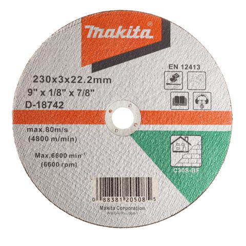 Griezripa 230 X 2.5mm C30S Akmenim D-18742