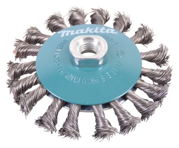 Diskveida suka 115mm x M14; pīta 0,5mm stieple, 125, 150, 180, 230mm modeļiem D-39883