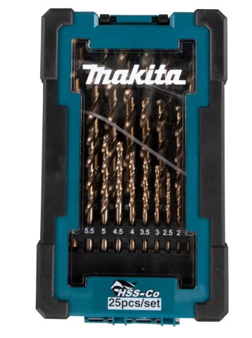 Urbju komplekts metālam 25 gab. (1-13mm) HSS-Co 5% D-67577 Makita