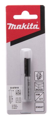 Gropju frēze 8mm D8mm L19mm G51mm Makita D-67810