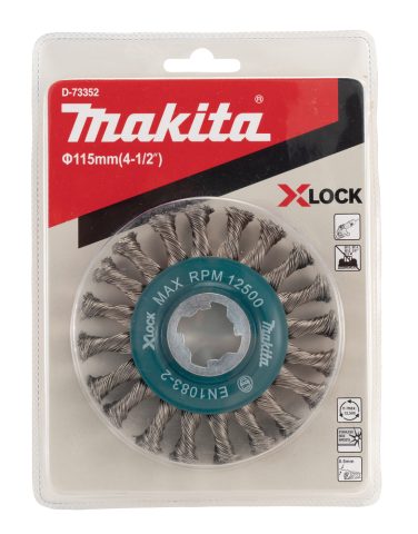 Diskveida suka, pītā (pilnīgi), 0.5mm, Ø 115 mm, X-LOCK D-73352