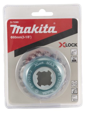 Kausveida suka, pītā, 0.5mm, Ø 80 mm, X-LOCK D-73380