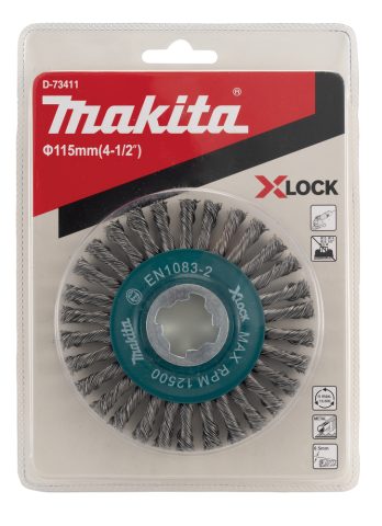 Diskveida suka, pītā (kūlīšveida), 0.5mm, Ø 115 mm, X-LOCK D-73411