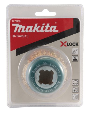 Kausveida suka, gofrēta, 0.3mm, Ø 75 mm,  X-LOCK D-73433